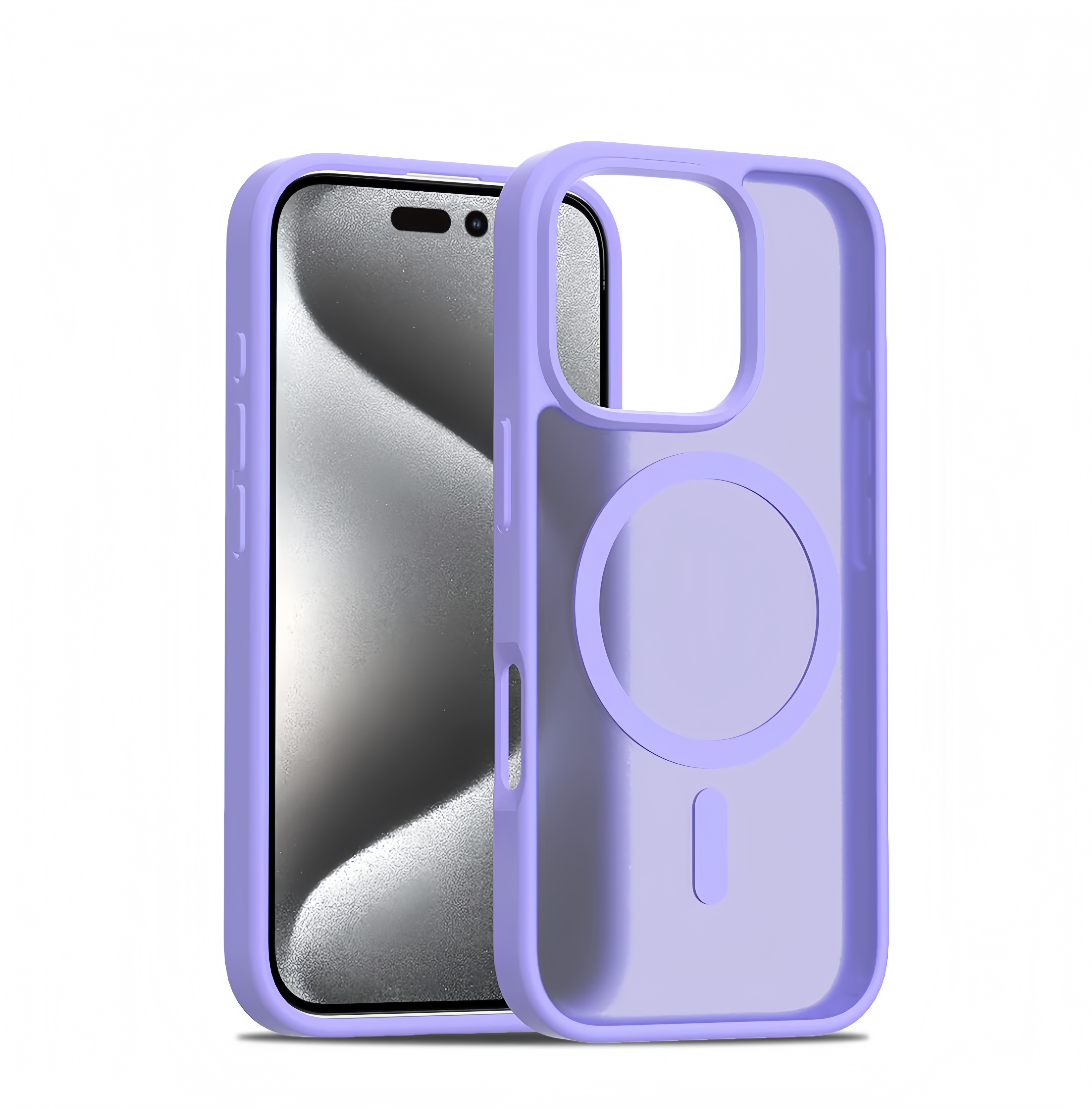 (1/100x) 15 Series Transparent Acrylic Magsafe iPhone Case