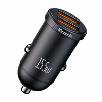 (1/100x Pack) 15.5W Mcdodo Dual USB Port Car Charging Socket