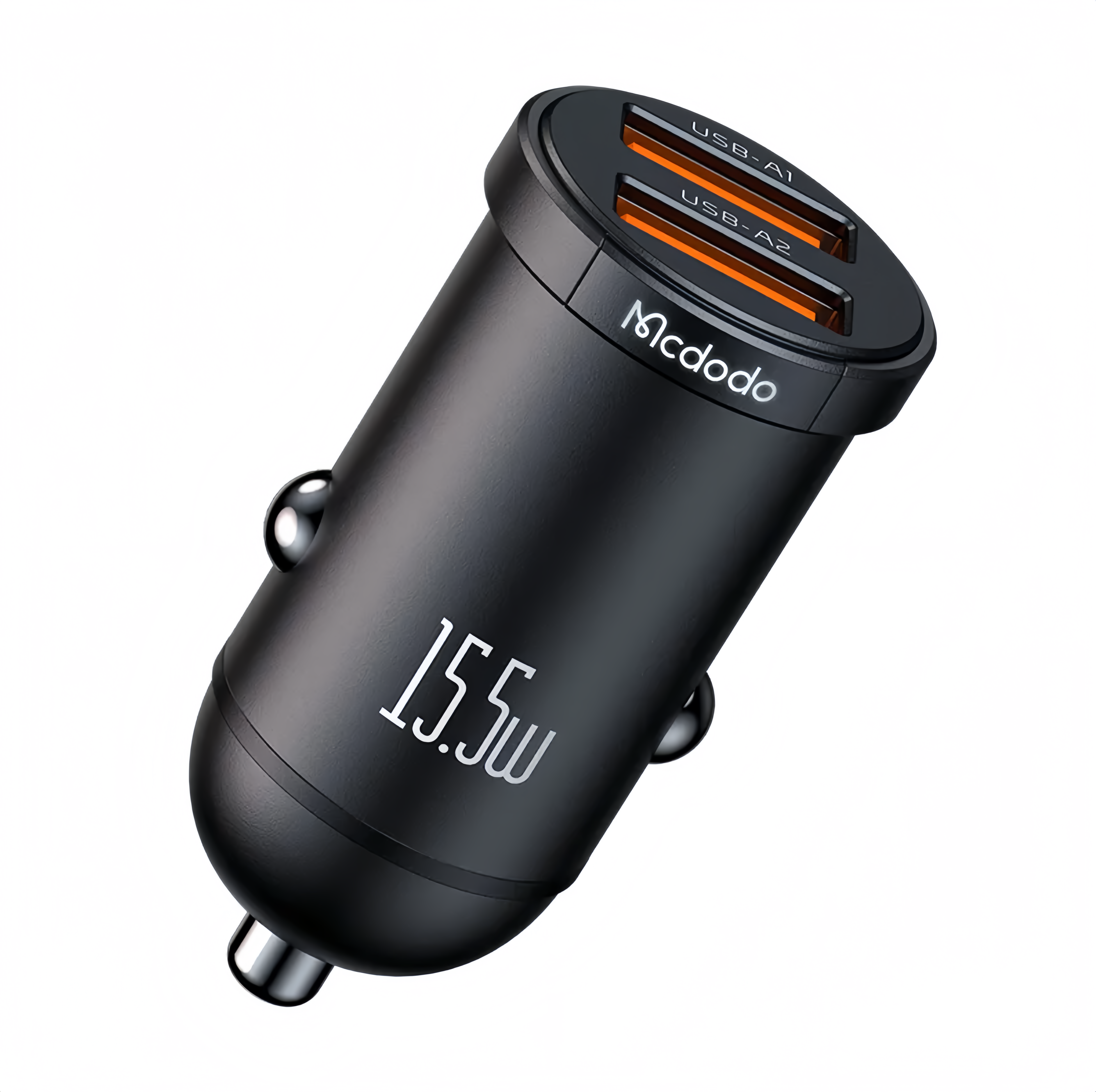 (1/100x Pack) 15.5W Mcdodo Dual USB Port Car Charging Socket