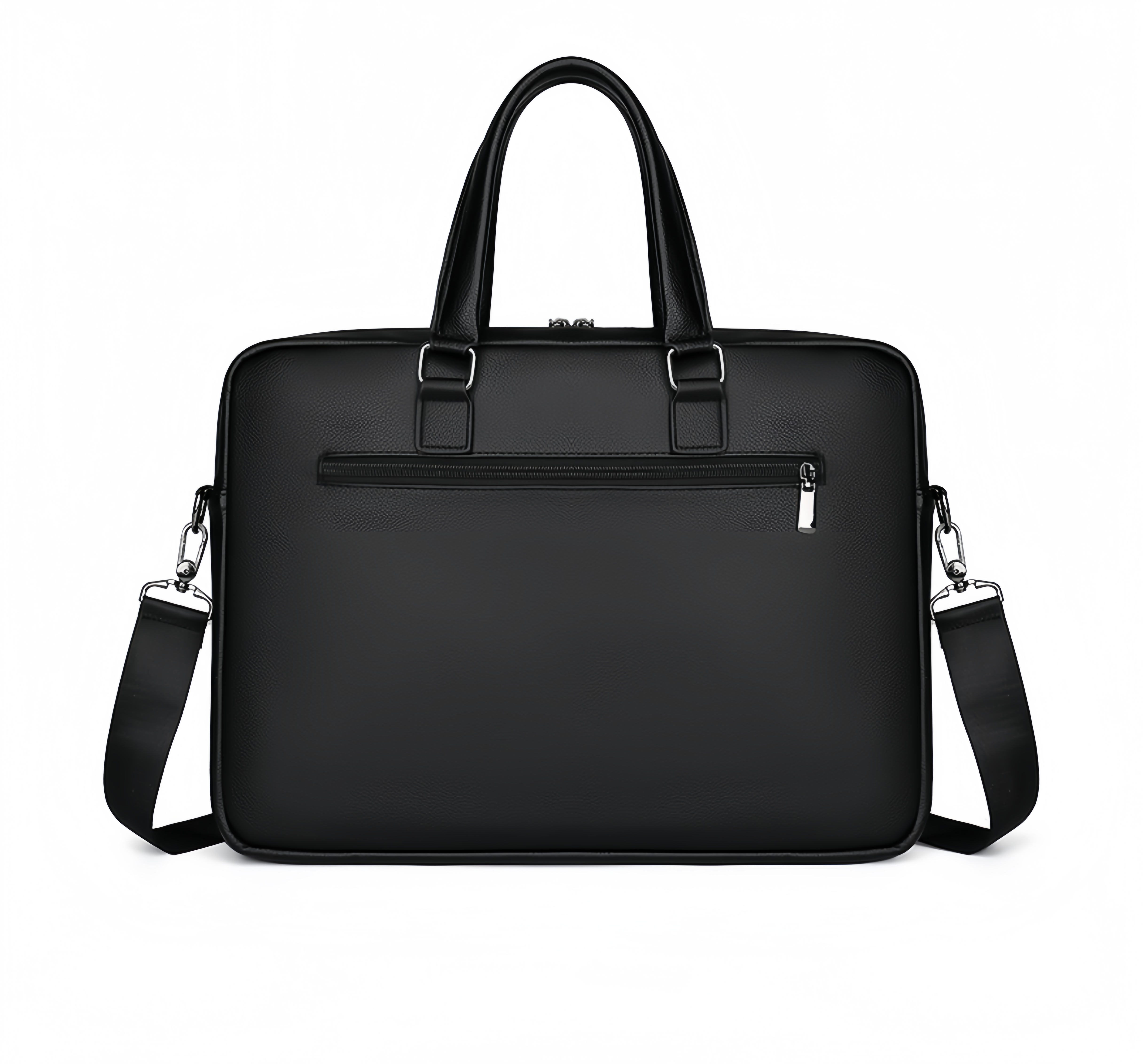 (1/100x Pack) Vegan Leather Modern Business Bag With Detachable Shoulder Strap