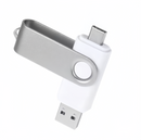 (1/100x Pack) 64/128GB 2 In 1 USB - Type C Key Flash Drive