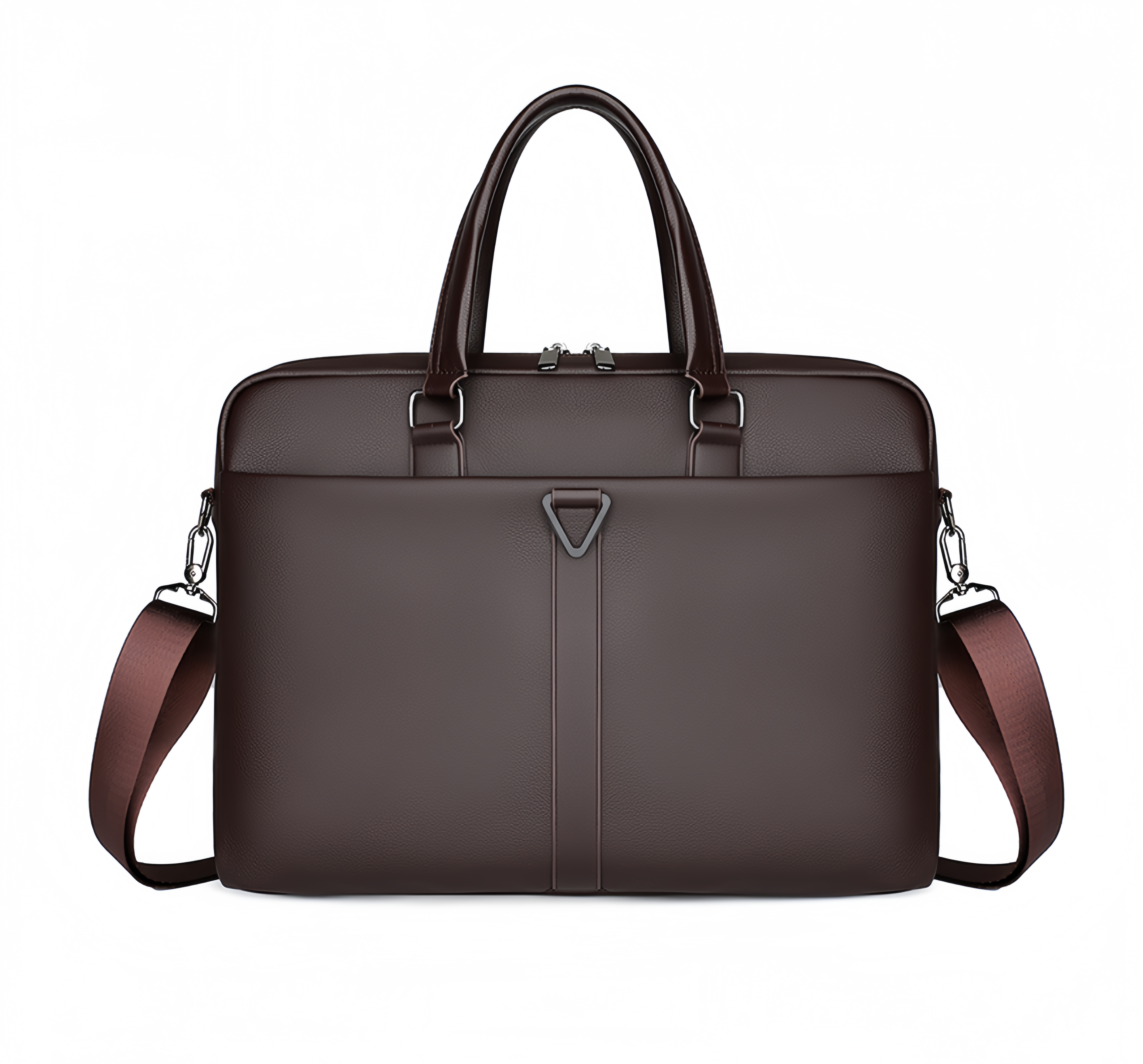 (1/100x Pack) Vegan Leather Modern Business Bag With Detachable Shoulder Strap