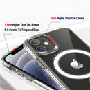 (1/100x Pack) 15/16 Series Magsafe Magnetic Clear iPhone Case