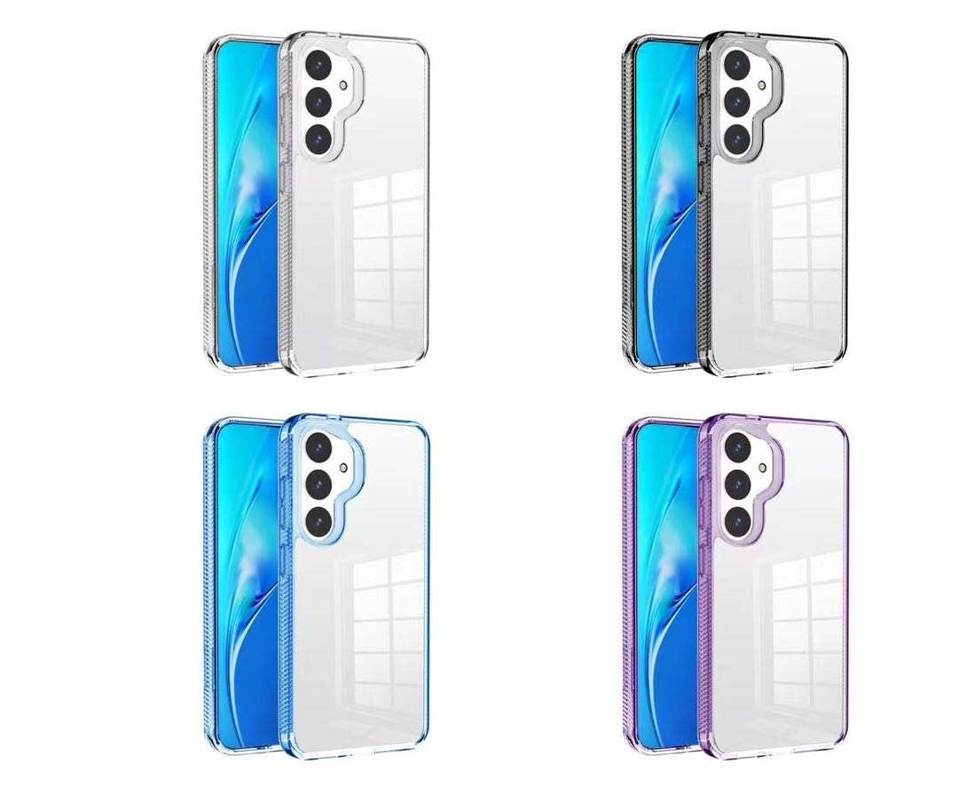 (1/100x Pack) S24 Series Transparent Shockproof Coloured Bumper Case