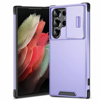 (1/100x Pack) S24 Series Armoured Heavy Duty Samsung Case With Lens Cover