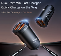 (1/100x Pack) 15.5W Mcdodo Dual USB Port Car Charging Socket