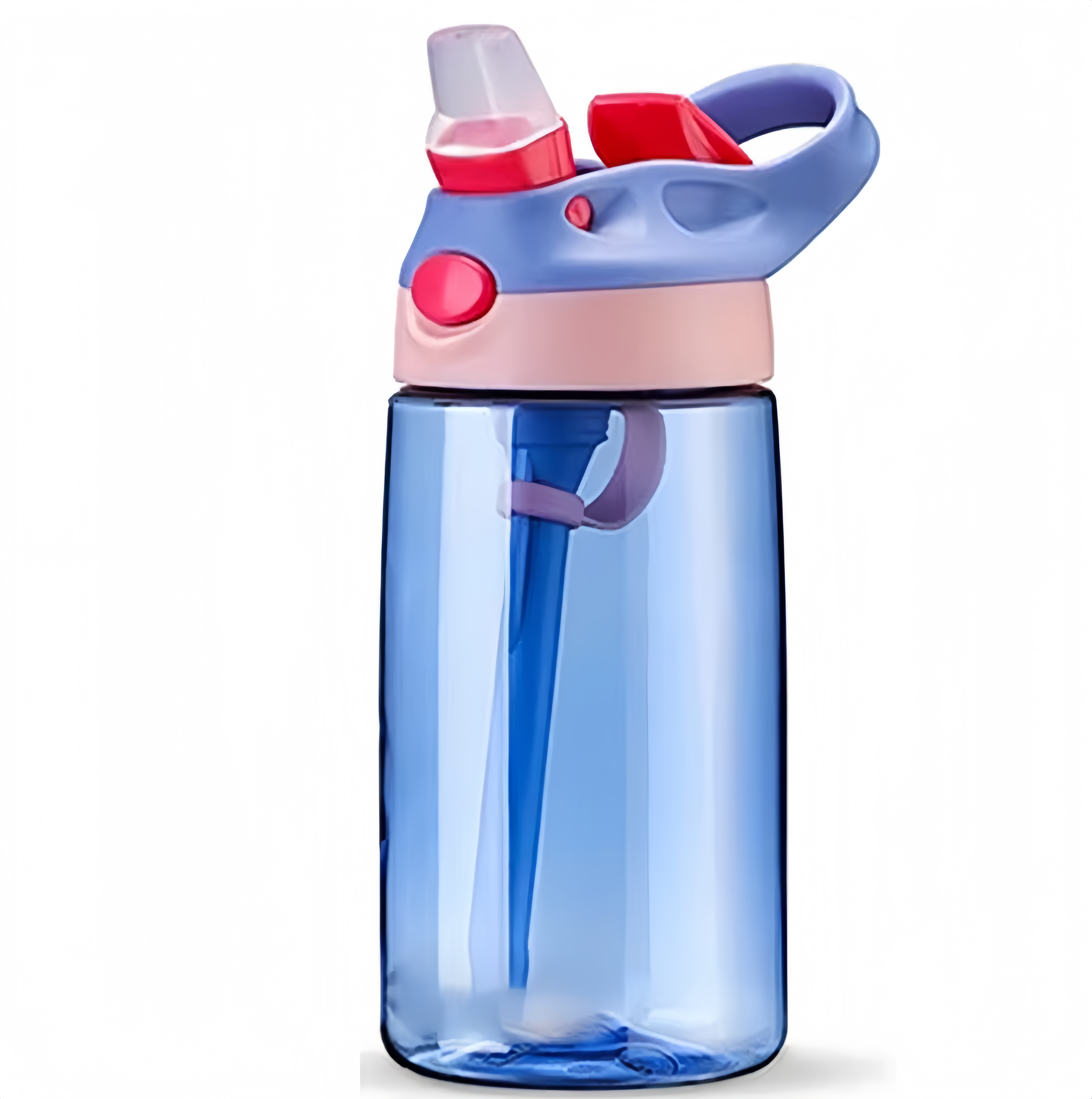 (1/100x Pack) 480ML Kids Plastic Water Bottle