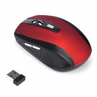 (1/100x Pack) 2.4Ghz Wireless Mouse With USB Receiver
