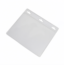(50/1000x Pack) 80 x 100mm Clear Landscape Soft ID Holder For Lanyard