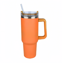 (1/100x Pack) 1.2L Double Insulated Stainless Steel Tumbler With Handle