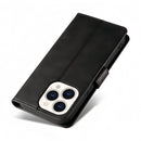 (1/100x Pack) iPhone 15 Series Flip Wallet Vegan Leather Case