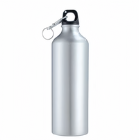 (1/100x Pack) 500ML/1L Recyclable Aluminium Water Bottle