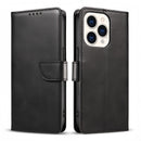 (1/100x Pack) iPhone 15 Series Flip Wallet Vegan Leather Case
