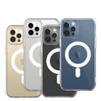 (1/100x Pack) 15/16 Series Magsafe Magnetic Clear iPhone Case