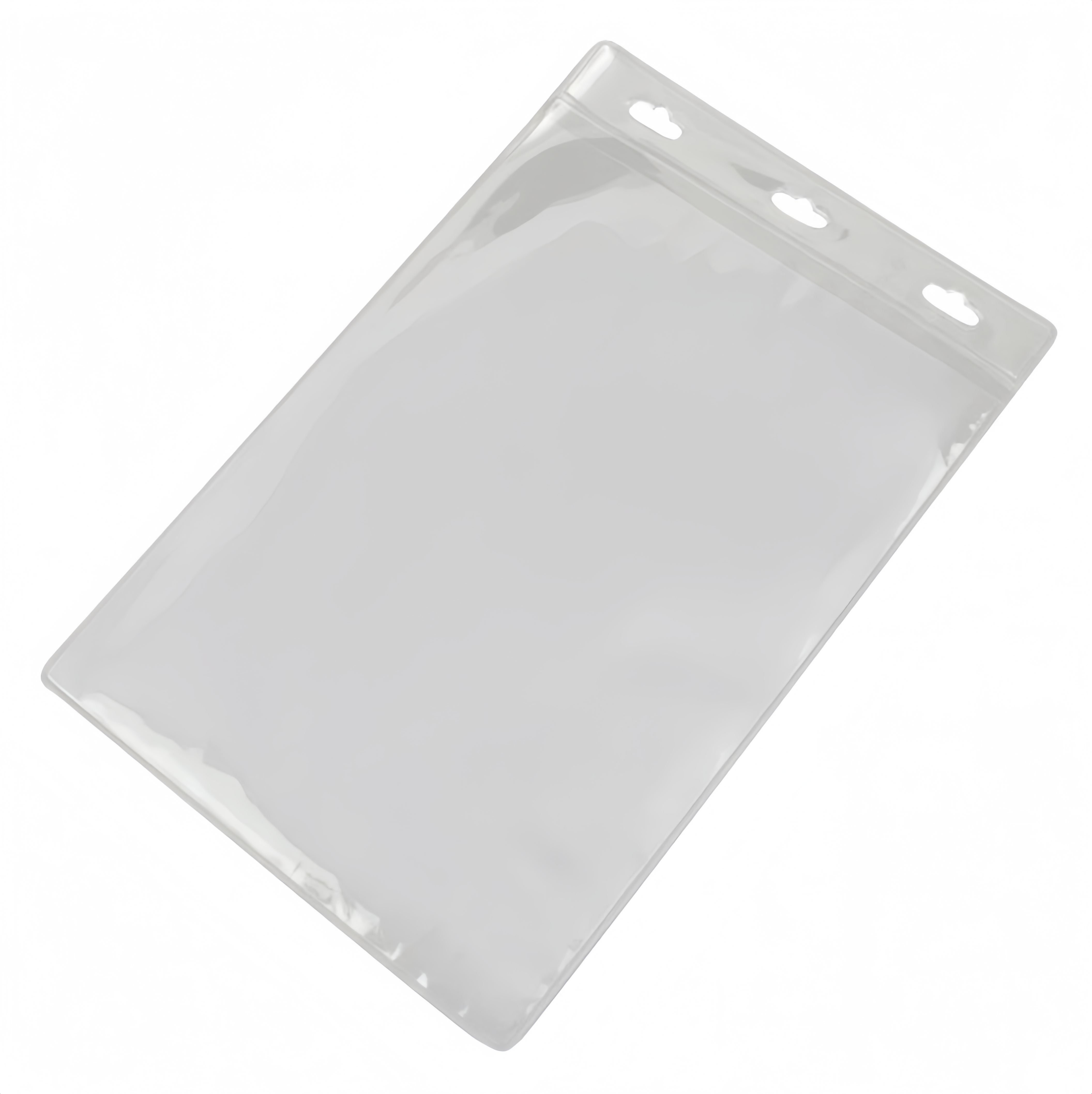 (50/1000x Pack) A6 105 x 148mm Clear Portrait Soft ID Holder For Lanyard