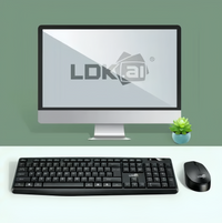 (1/100x Pack) Wireless Keyboard And Mouse Set For Laptop/Computer