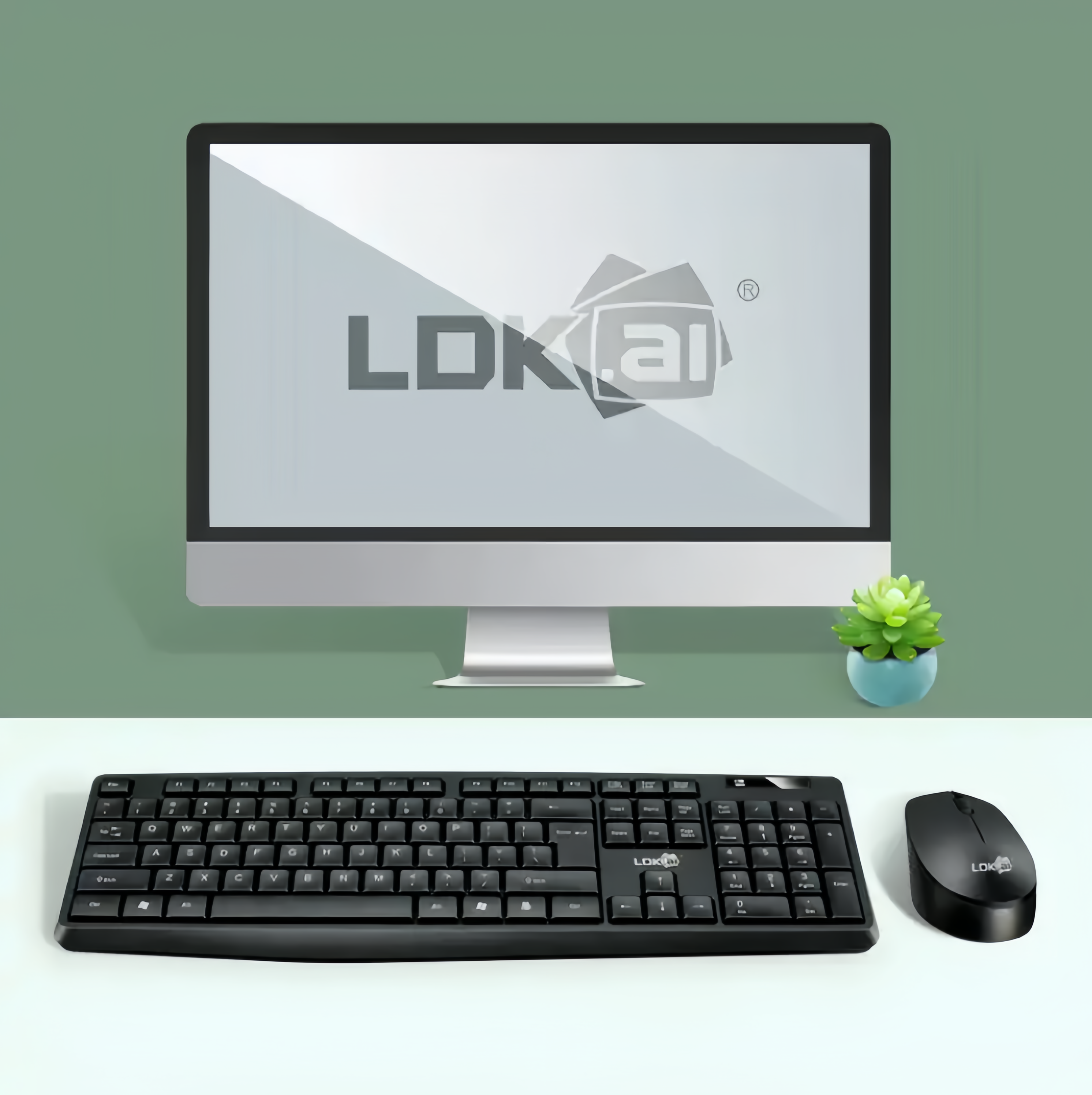 (1/100x Pack) Wireless Keyboard And Mouse Set For Laptop/Computer