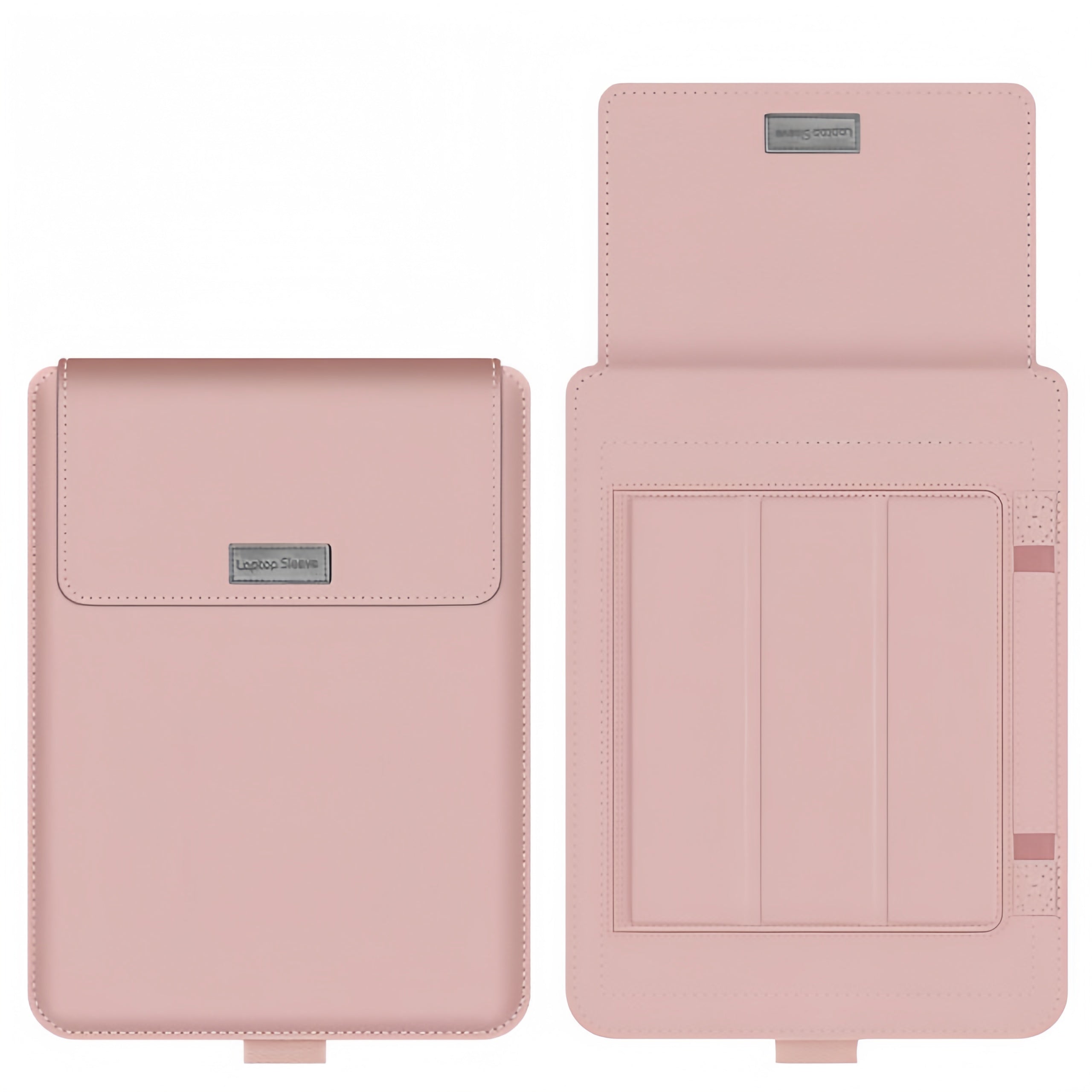 (1/100x Pack) Vegan Leather Multifunctional Laptop Sleeve