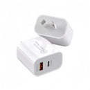 (1/250x Pack) 20 Watt USB Type C & USB Type A Power Adapter (AUS/NZ Outlet)