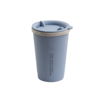 (1/100x Pack) 280ML Eco Friendly Wheat Straw Reusable Travel Mug