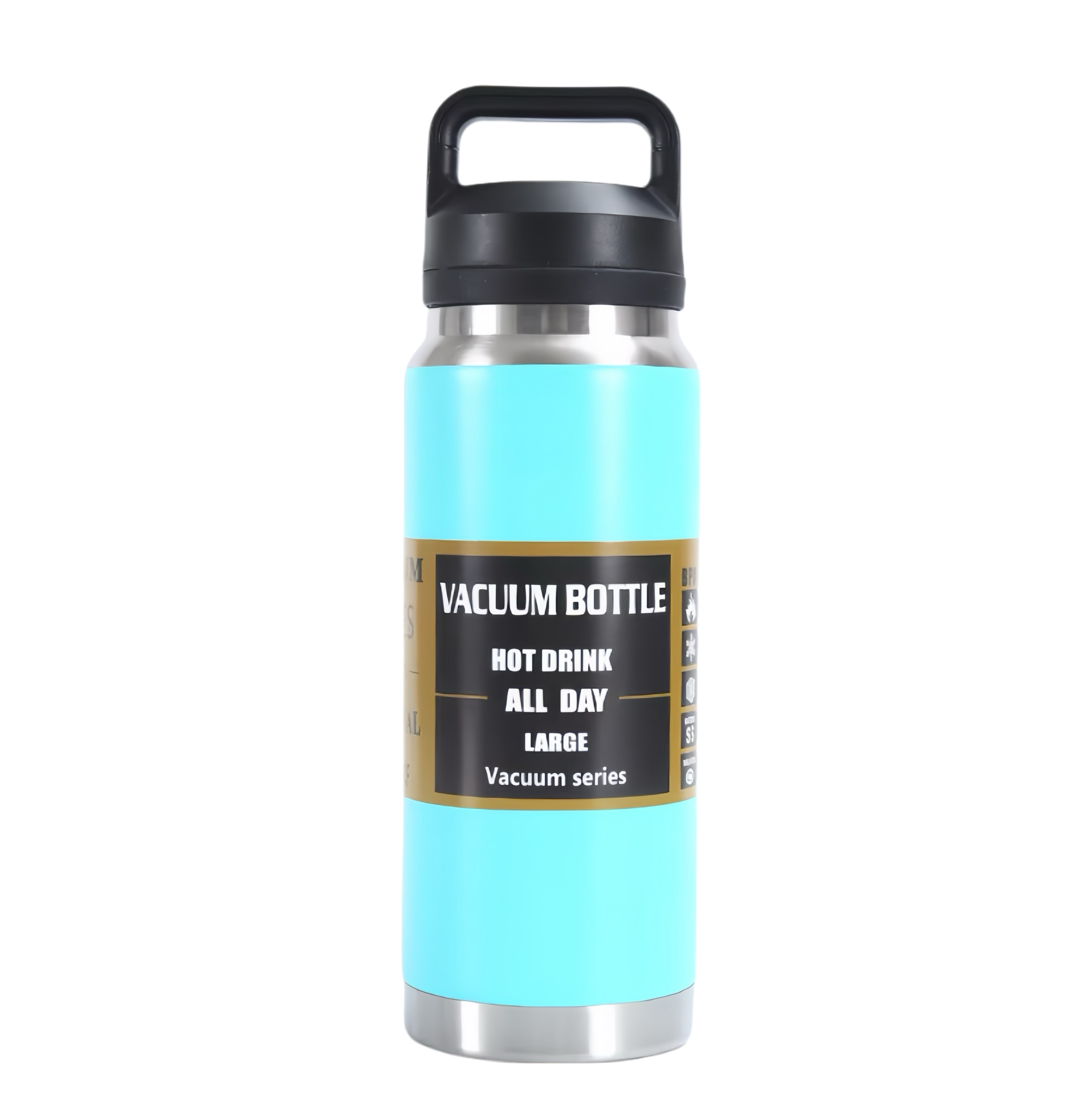 (1/100x Pack) 800ML Stainless Steel Vacuum Tumbler With Handle