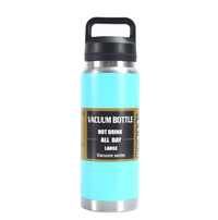 (1/100x Pack) 800ML Stainless Steel Vacuum Tumbler With Handle