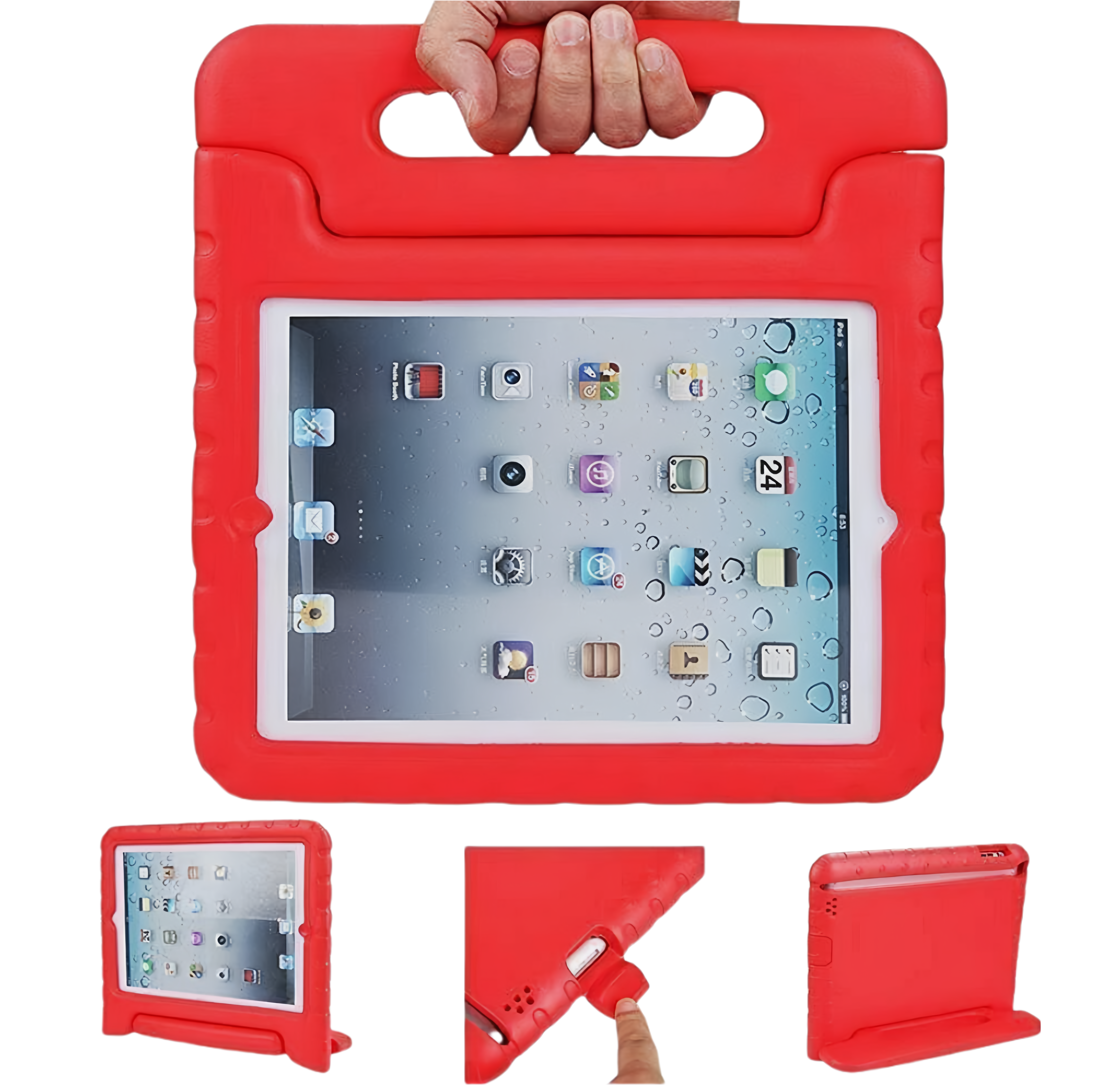 (1/100x Pack) Apple iPad Air Gen 5 10.9 Inch EVA Protective Shockproof Kids Case With Stand For Children