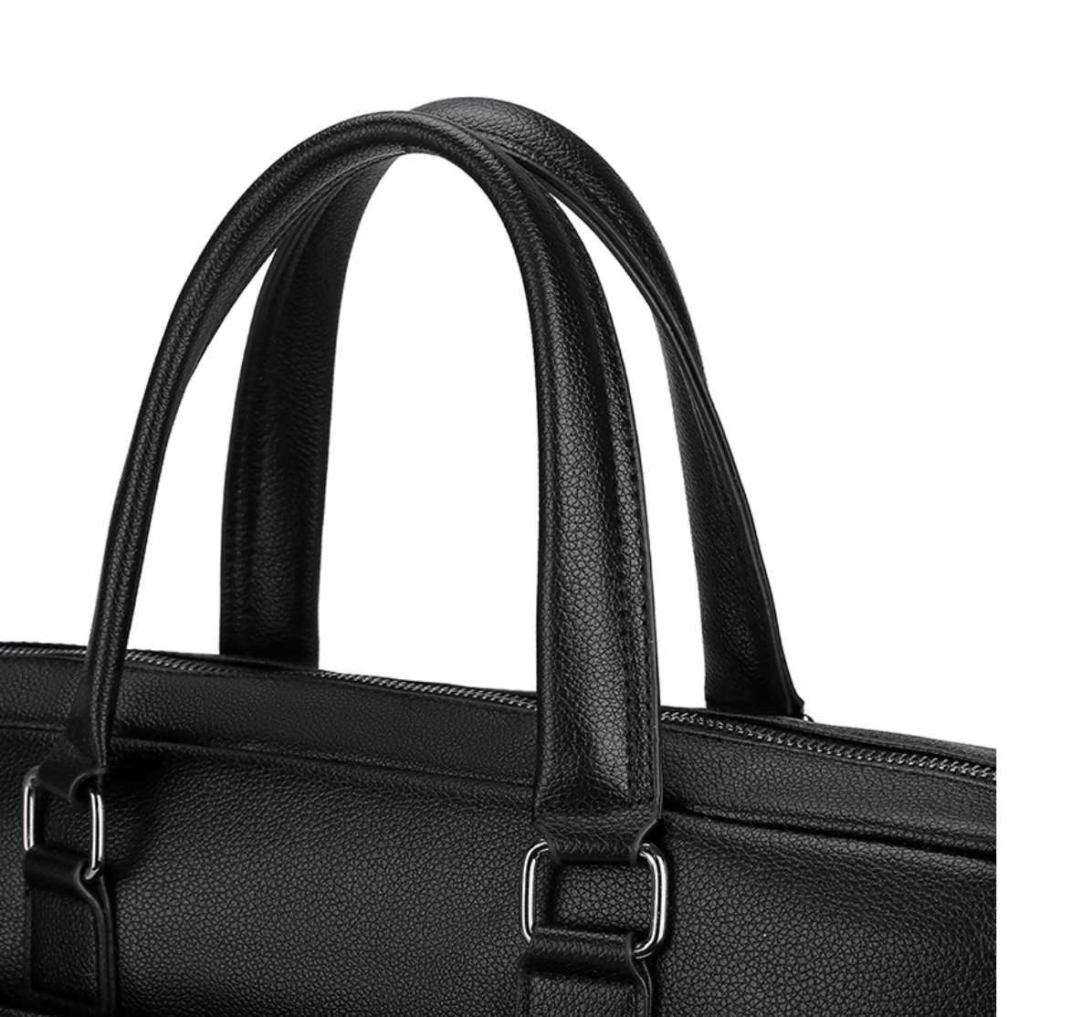 (1/100x Pack) Vegan Leather Modern Business Bag With Detachable Shoulder Strap