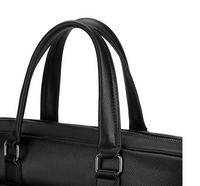 (1/100x Pack) Vegan Leather Modern Business Bag With Detachable Shoulder Strap