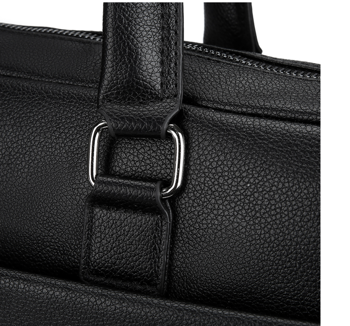 (1/100x Pack) Vegan Leather Modern Business Bag With Detachable Shoulder Strap