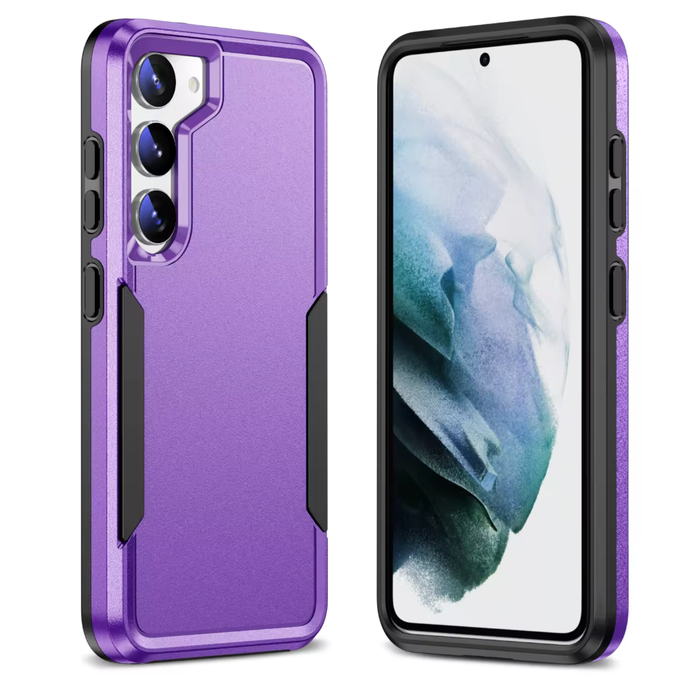 (1/100x Pack) S23 Series Heavy Duty Shock Proof Samsung Case