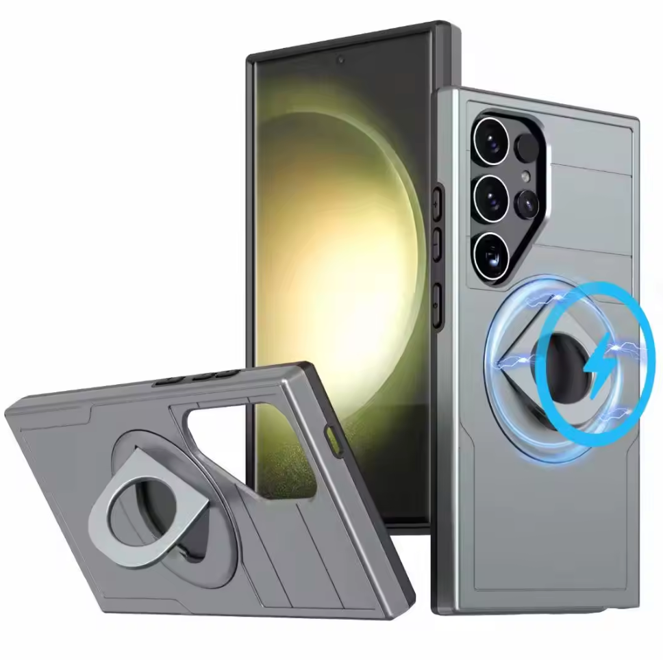 (1/100x Pack) S23 Series Military Grade Samsung Case With Lens Protector