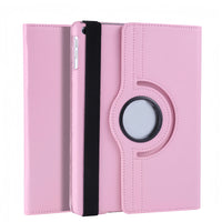 (1/100x Pack) Apple iPad Generation Gen 9, 10, 11 360 Degree Rotating Vegan Leather Protective Case For iPad