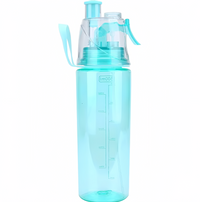 (1/100x Pack) 600ML Plastic Mist Spray Water Bottle