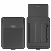 (1/100x Pack) Vegan Leather Multifunctional Laptop Sleeve