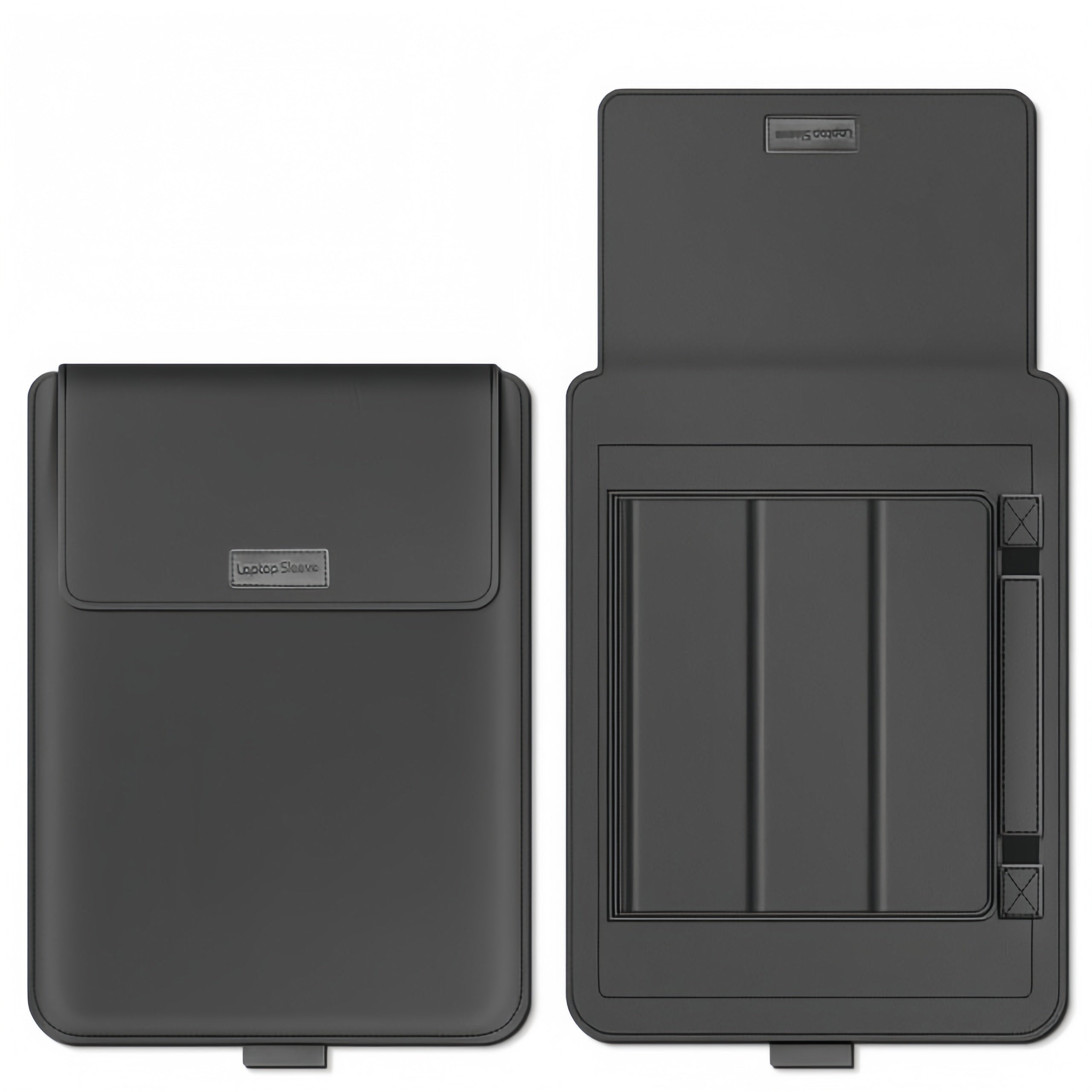 (1/100x Pack) Vegan Leather Multifunctional Laptop Sleeve