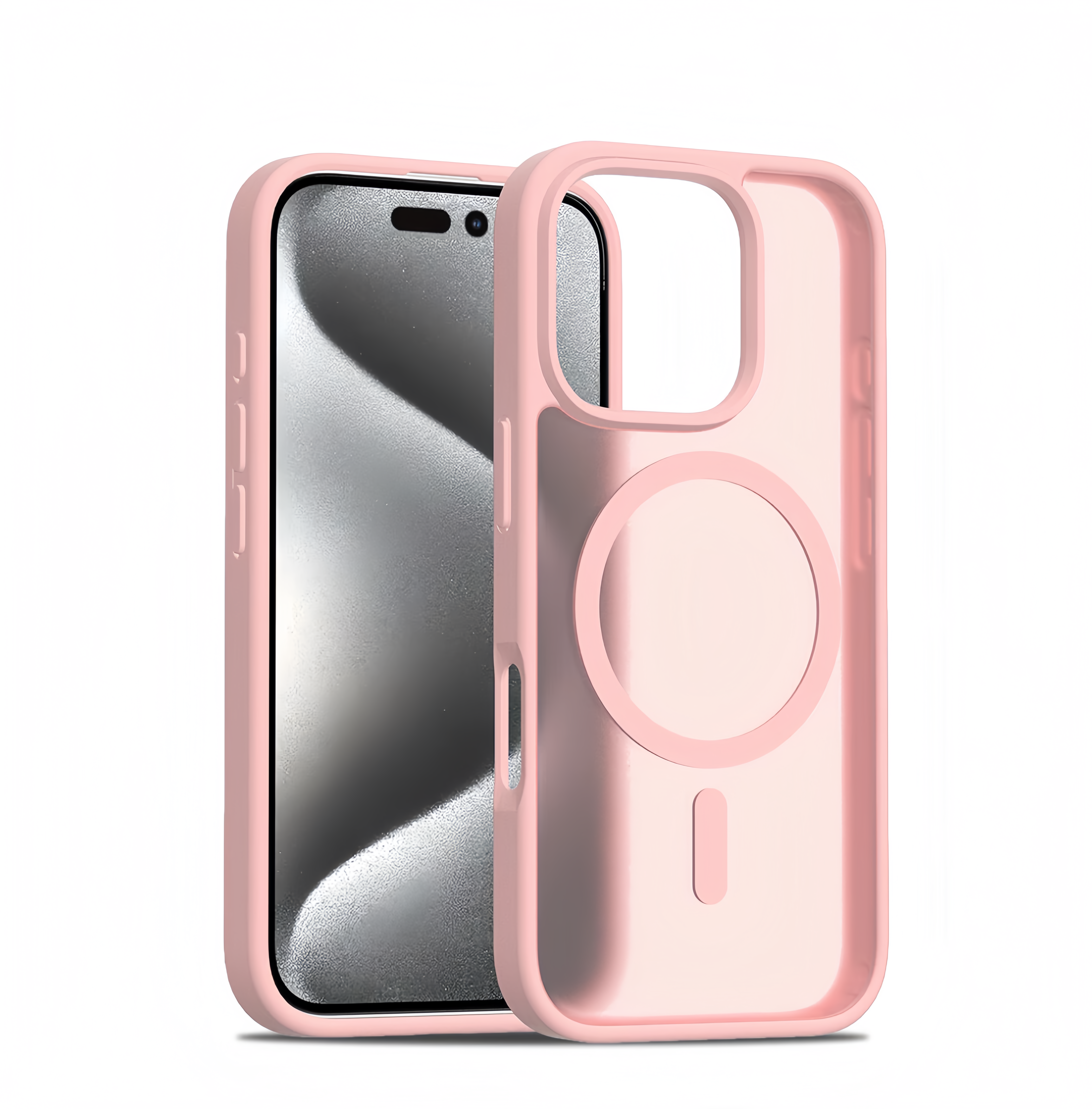 (1/100x) 15 Series Transparent Acrylic Magsafe iPhone Case