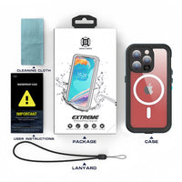 (1/100x Pack) 15 Series Shellbox Heavy Duty IP68 MagSafe Shock And Waterproof Phone Case