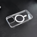 (1/100x Pack) 15/16 Series Magsafe Magnetic Clear iPhone Case