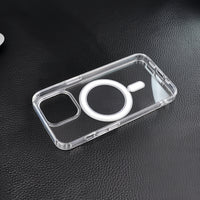 (1/100x Pack) 15/16 Series Magsafe Magnetic Clear iPhone Case
