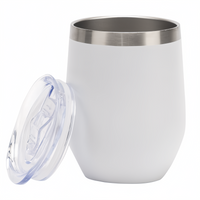 (1/100x Pack) 350ML Double Insulated Stainless Steel Travel Mug