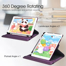 (1/100x Pack) Apple iPad Mini Gen 6, 7 8.3 Inch 360 Degree Rotating Vegan Leather Protective Case For iPad