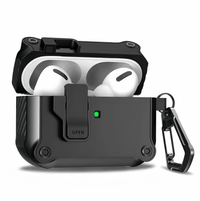 (1/100x Pack) Rugged Shockproof AirPod Case With Keychain For AirPods Pro 2nd And Airpod Gen 3