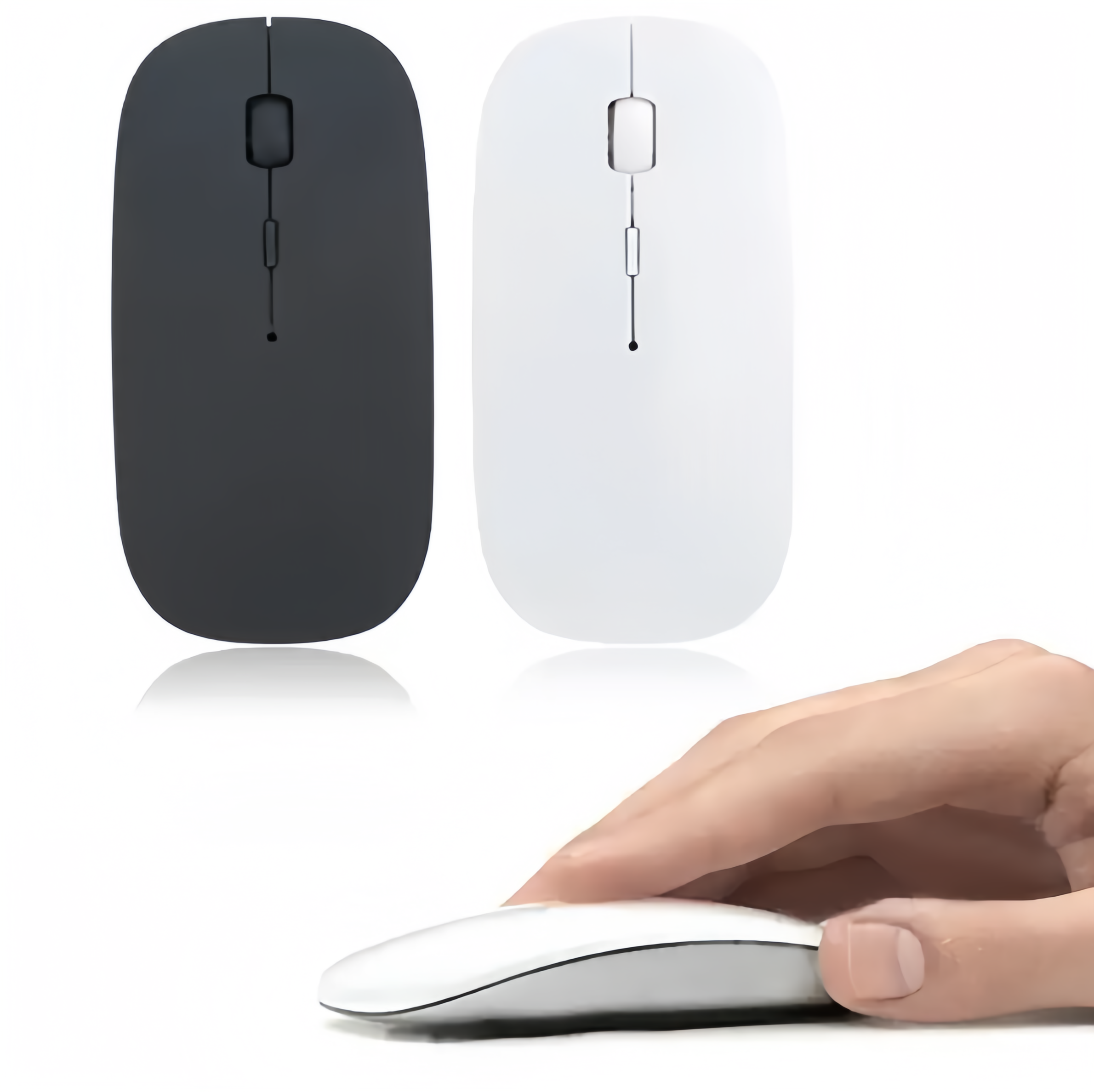 (1/100x Pack) 1600 DPI Optical Mouse With Wireless USB Connectivity