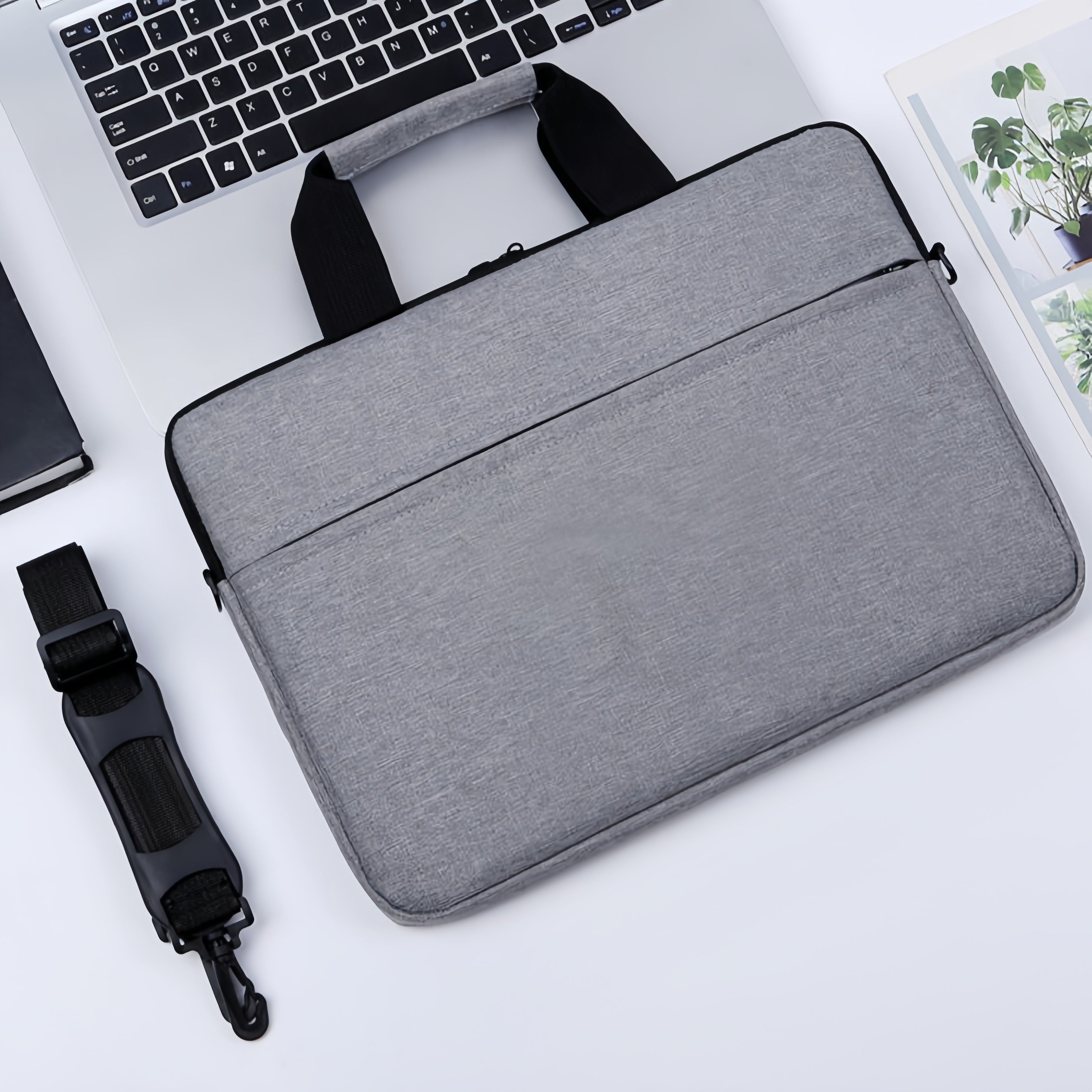 (1/100x Pack) Executive Shoulder Strap Brief Style Laptop Case