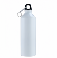 (1/100x Pack) 500ML/1L Recyclable Aluminium Water Bottle