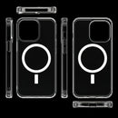 (1/100x Pack) 15/16 Series Magsafe Magnetic Clear iPhone Case