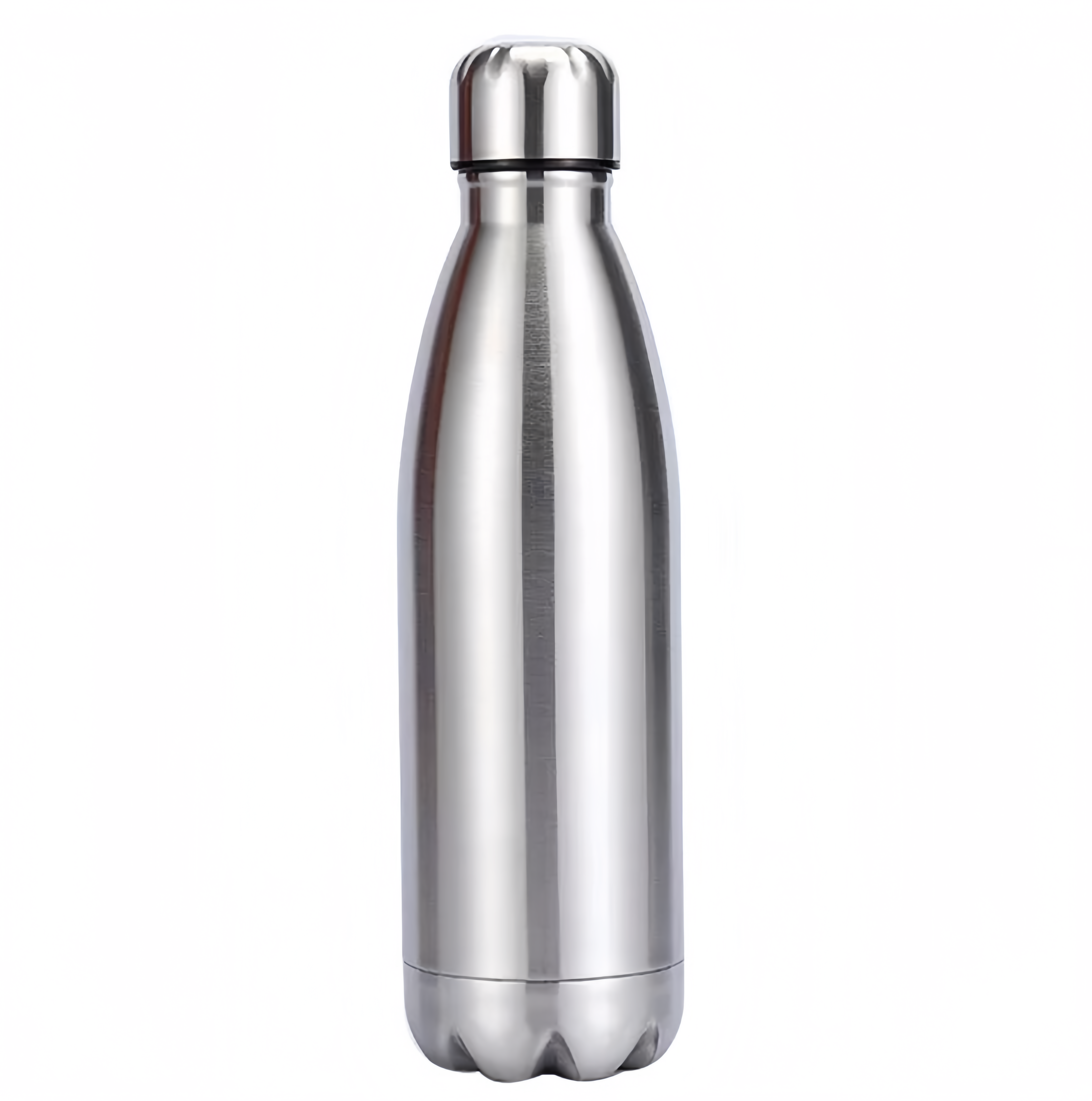 (1/100x Pack) 500ML Solid Colour Stainless Steel Water Bottle