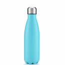 (1/100x Pack) 500ML Solid Colour Stainless Steel Water Bottle