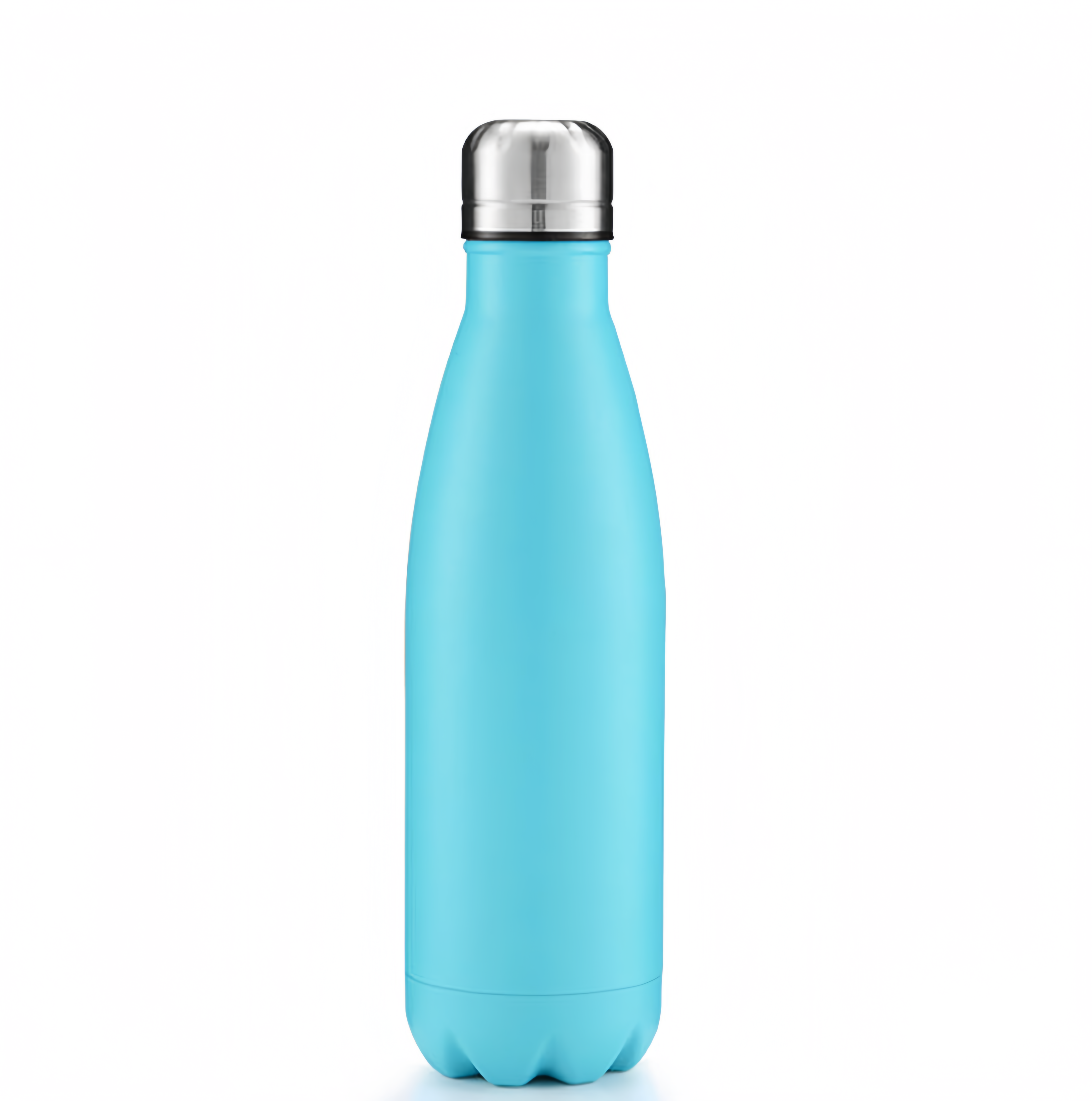 (1/100x Pack) 500ML Solid Colour Stainless Steel Water Bottle